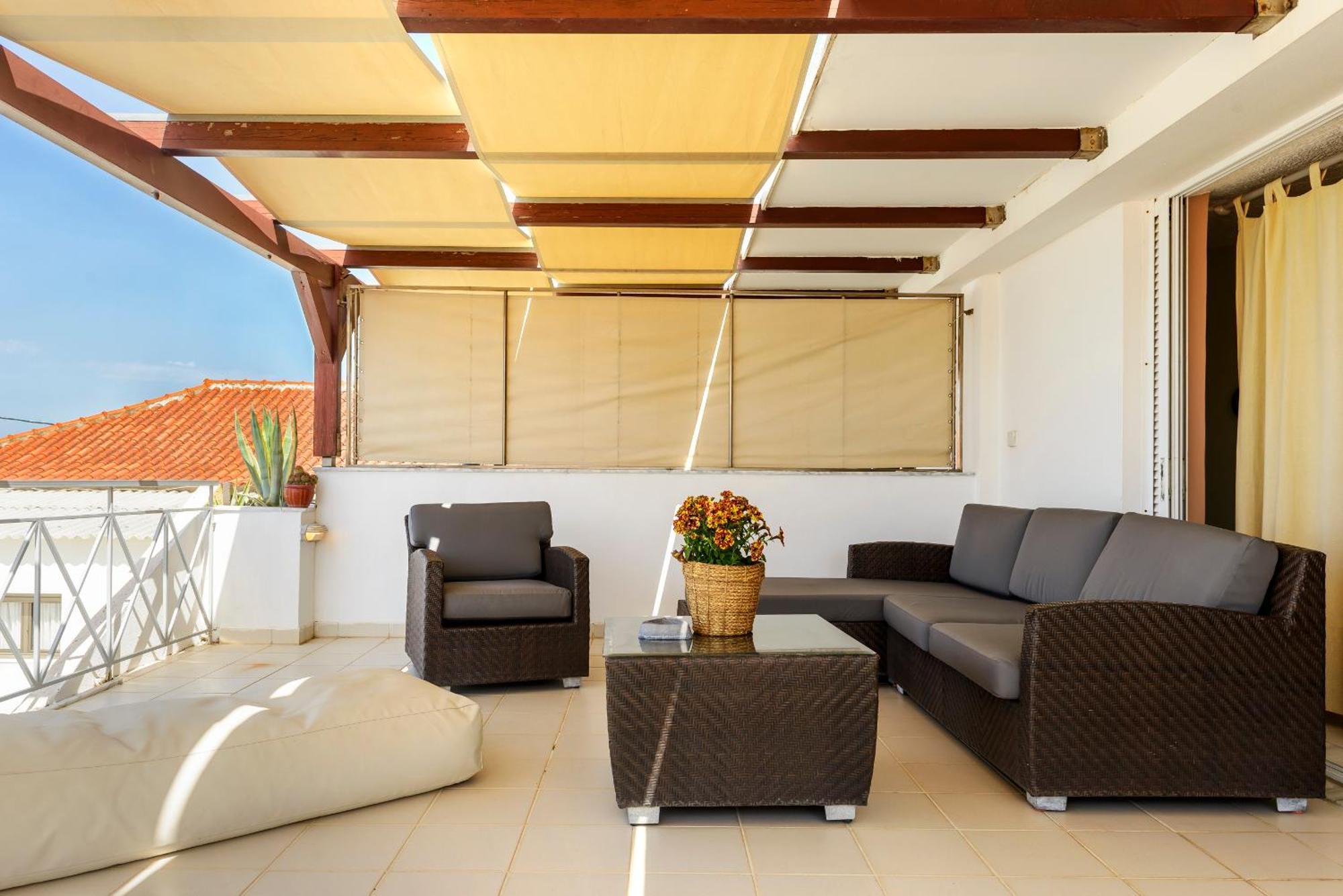 Agali 2 Superior Mezonet Front Of The Sea Apartment Akrogiali ภายนอก รูปภาพ